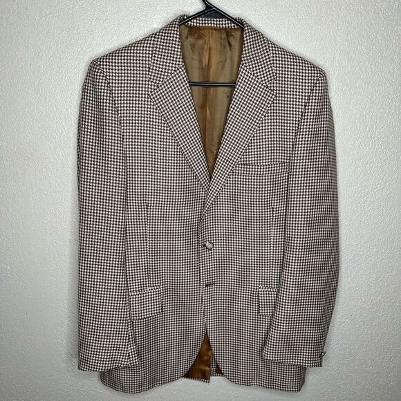 VTG Louis Roth Spot Pattern Sport Coat Size Medium Tall - Picture 2 of 7